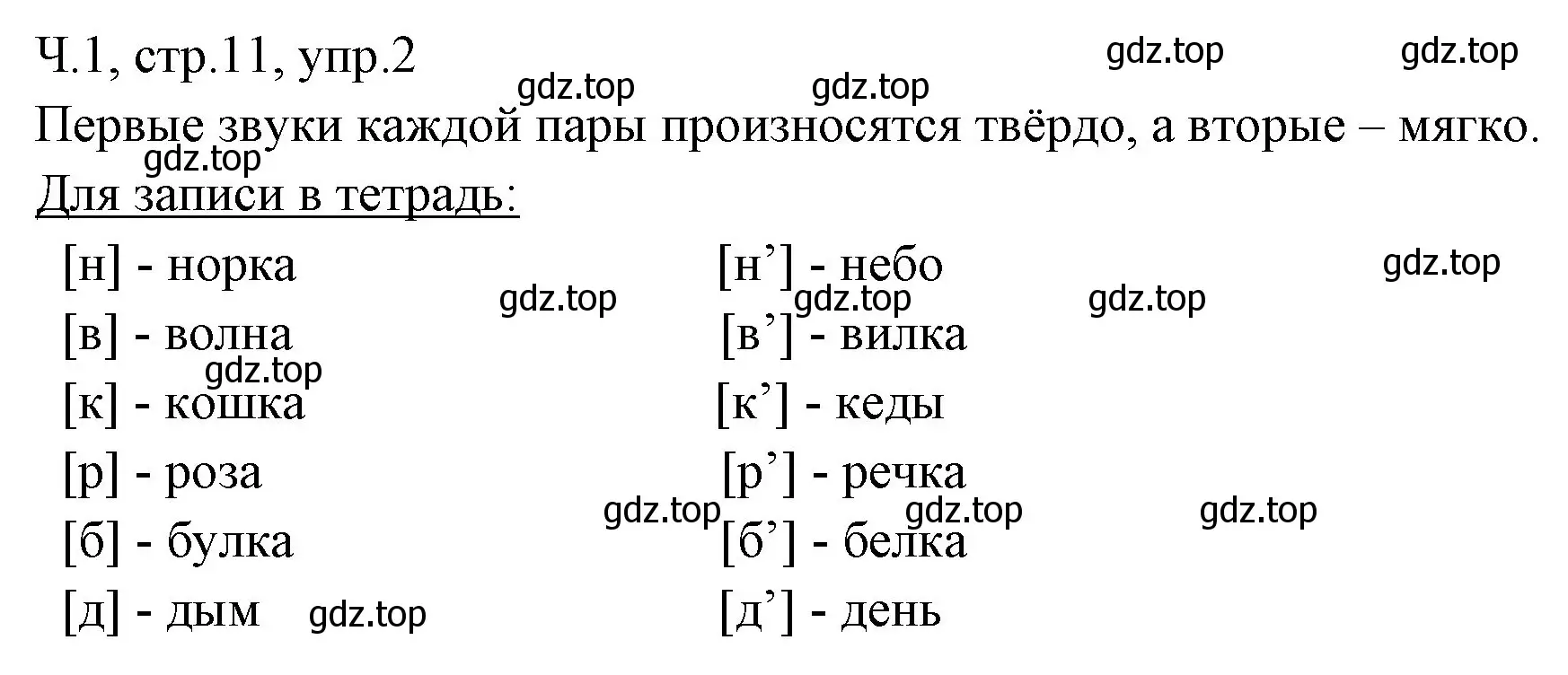 Решение номер 2 (страница 11) гдз по русскому языку 2 класс Иванов, Евдокимова, учебник 1 часть