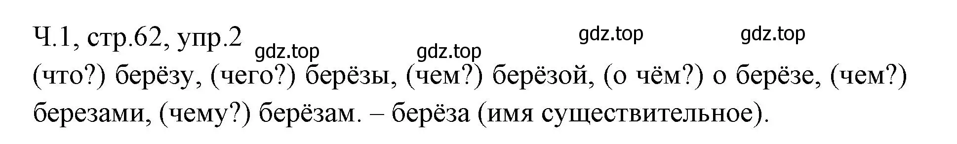 Решение номер 2 (страница 62) гдз по русскому языку 2 класс Иванов, Евдокимова, учебник 1 часть