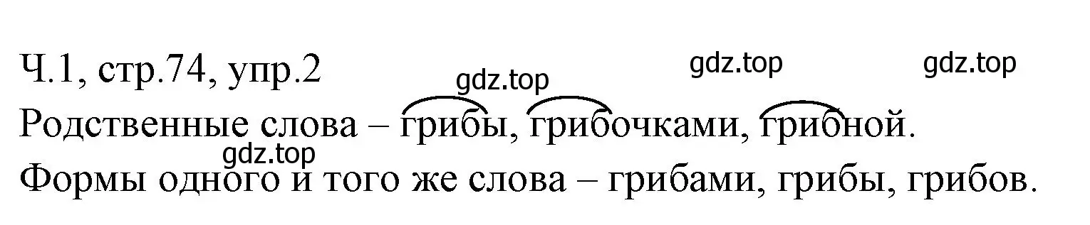 Решение номер 2 (страница 74) гдз по русскому языку 2 класс Иванов, Евдокимова, учебник 1 часть