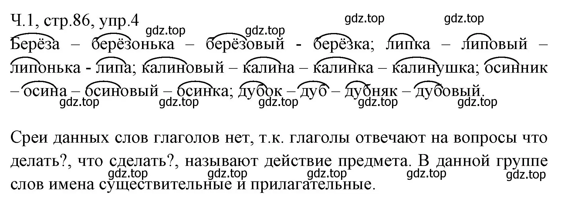Решение номер 4 (страница 86) гдз по русскому языку 2 класс Иванов, Евдокимова, учебник 1 часть
