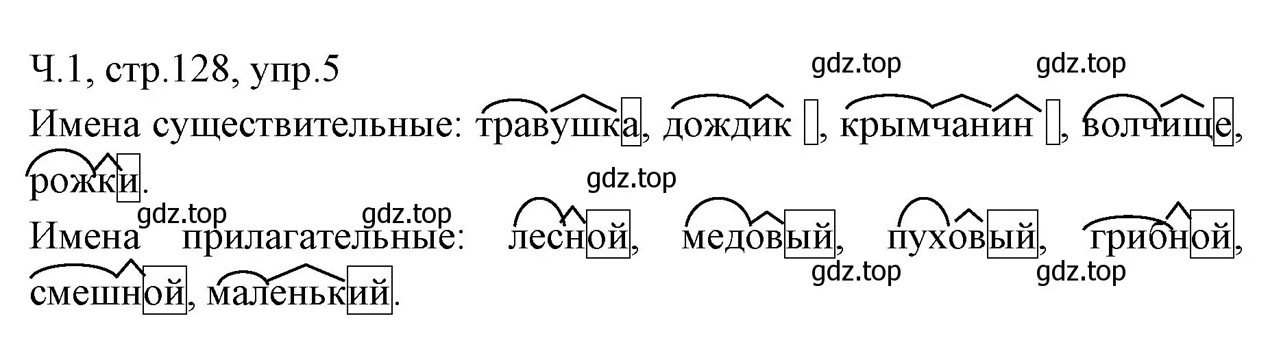 Решение номер 5 (страница 128) гдз по русскому языку 2 класс Иванов, Евдокимова, учебник 1 часть