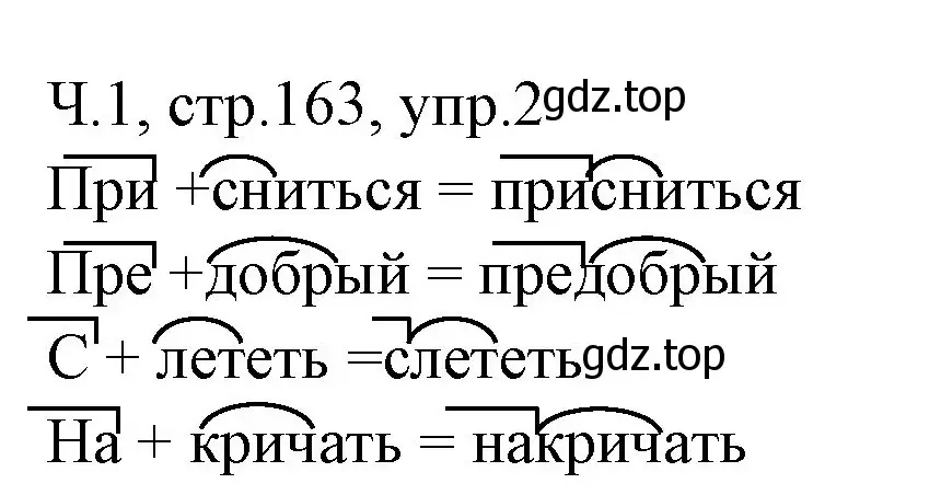 Решение номер 2 (страница 163) гдз по русскому языку 2 класс Иванов, Евдокимова, учебник 1 часть