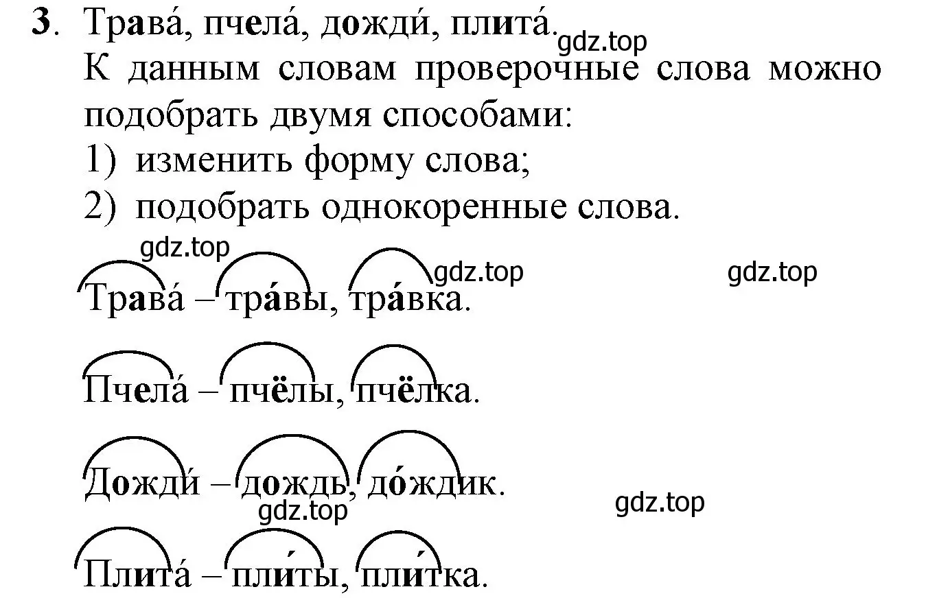 Решение номер 3 (страница 110) гдз по русскому языку 2 класс Канакина, Горецкий, учебник 1 часть