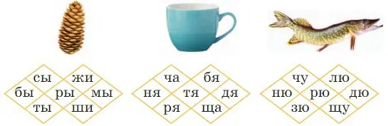 В каких слогах написание букв и, а, у надо запомнить?