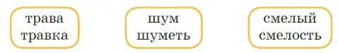 Пары однокоренных слов