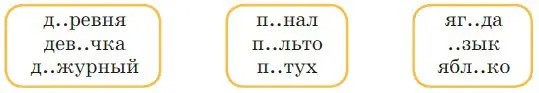 По алфавиту ли записаны слова в каждом столбике?