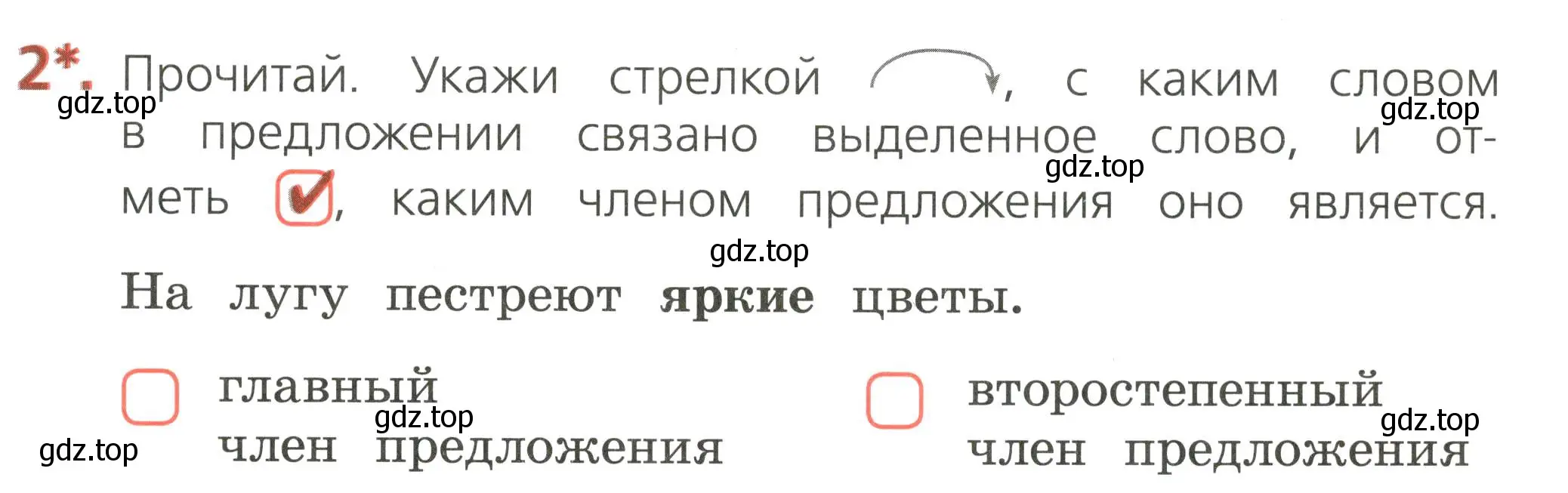 Условие номер 2 (страница 13) гдз по русскому языку 2 класс Канакина, тетрадь учебных достижений