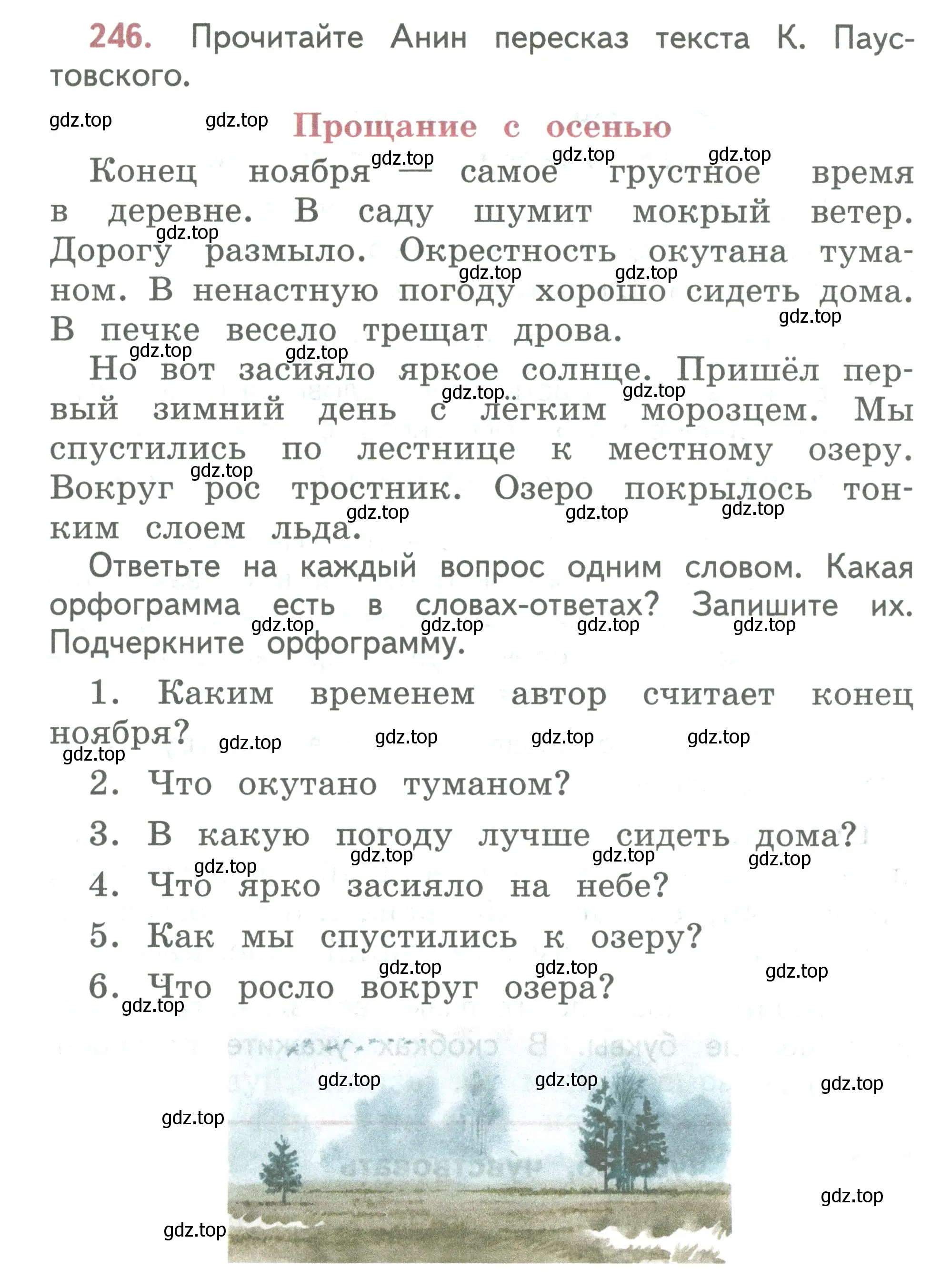 Условие номер 246 (страница 134) гдз по русскому языку 2 класс Климанова, Бабушкина, учебник 1 часть