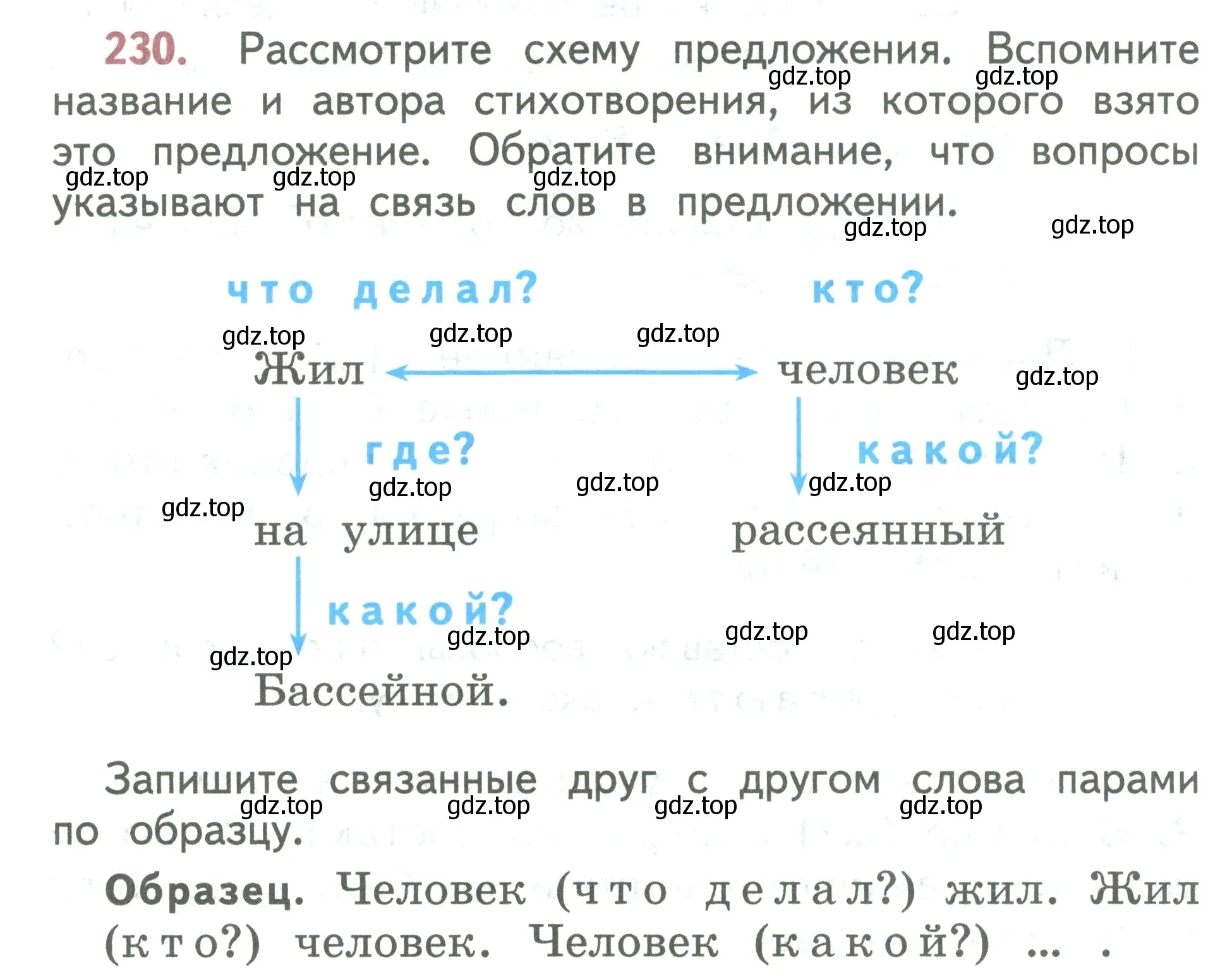 Условие номер 230 (страница 132) гдз по русскому языку 2 класс Климанова, Бабушкина, учебник 2 часть