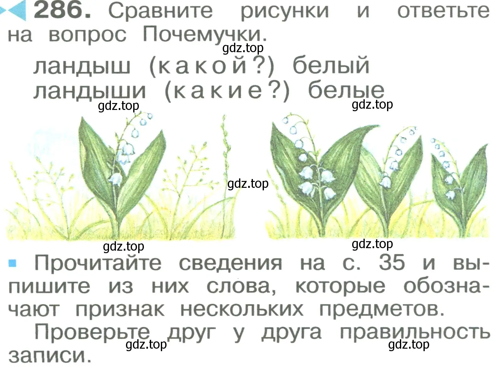 Условие номер 286 (страница 34) гдз по русскому языку 2 класс Рамзаева, Савельева, учебник 2 часть