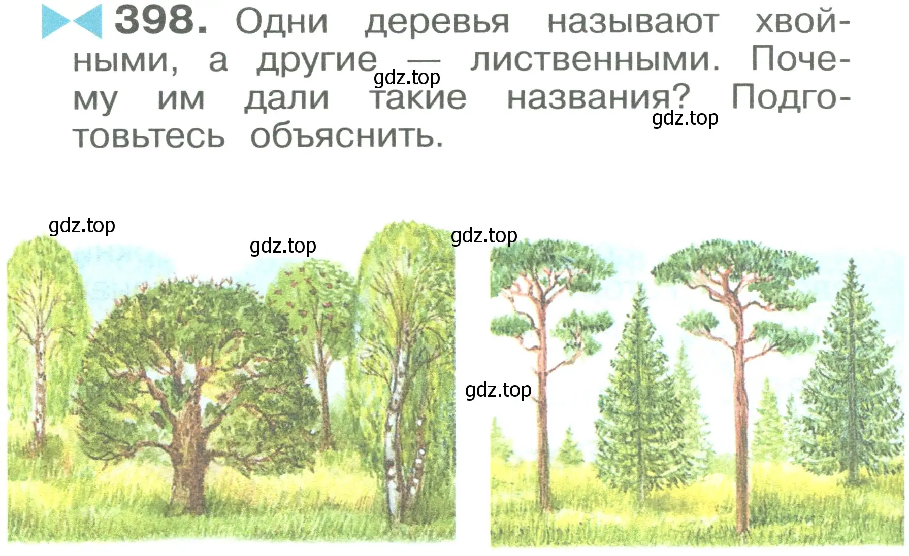 Условие номер 398 (страница 100) гдз по русскому языку 2 класс Рамзаева, Савельева, учебник 2 часть