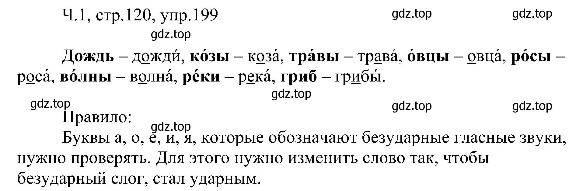 Решение номер 199 (страница 120) гдз по русскому языку 2 класс Рамзаева, Савельева, учебник 1 часть