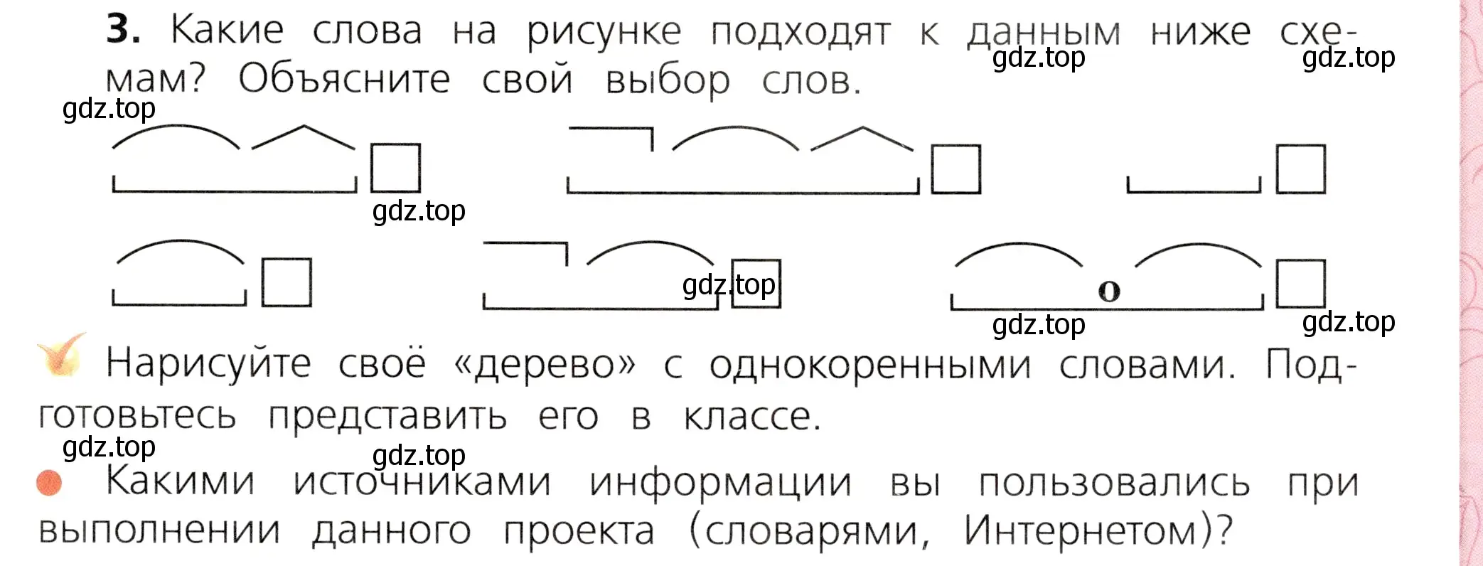 Условие номер 3 (страница 101) гдз по русскому языку 3 класс Канакина, Горецкий, учебник 1 часть