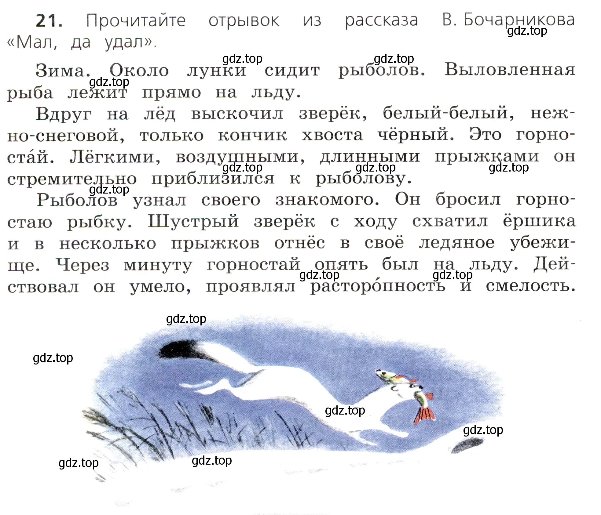 Условие номер 21 (страница 14) гдз по русскому языку 3 класс Канакина, Горецкий, учебник 2 часть