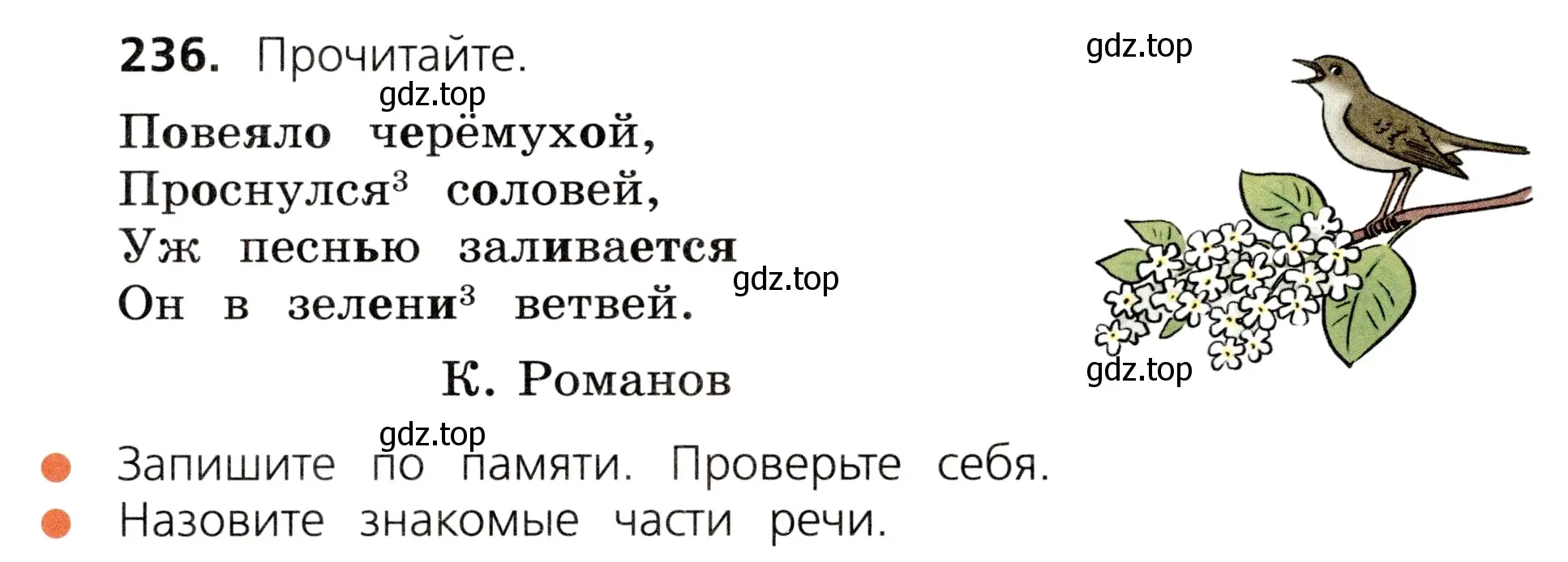 Условие номер 236 (страница 130) гдз по русскому языку 3 класс Канакина, Горецкий, учебник 2 часть