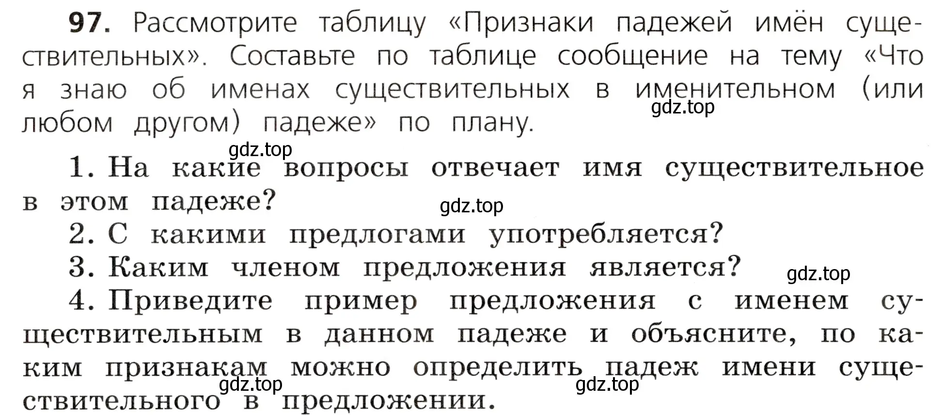 Условие номер 97 (страница 54) гдз по русскому языку 3 класс Канакина, Горецкий, учебник 2 часть