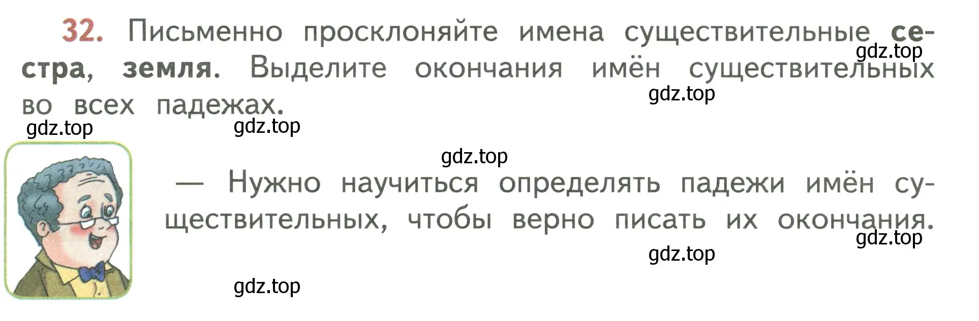 Условие номер 32 (страница 21) гдз по русскому языку 3 класс Климанова, Бабушкина, учебник 2 часть