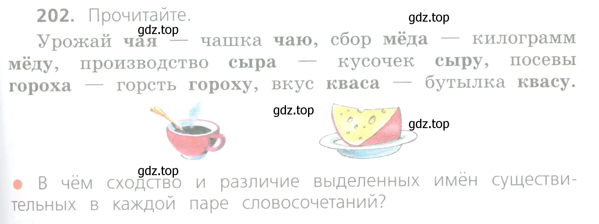 Условие номер 202 (страница 109) гдз по русскому языку 4 класс Канакина, Горецкий, учебник 1 часть