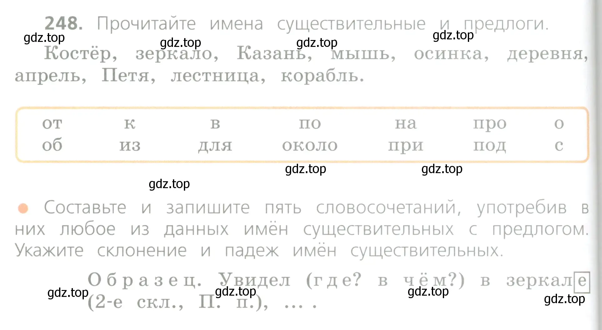 Условие номер 248 (страница 128) гдз по русскому языку 4 класс Канакина, Горецкий, учебник 1 часть