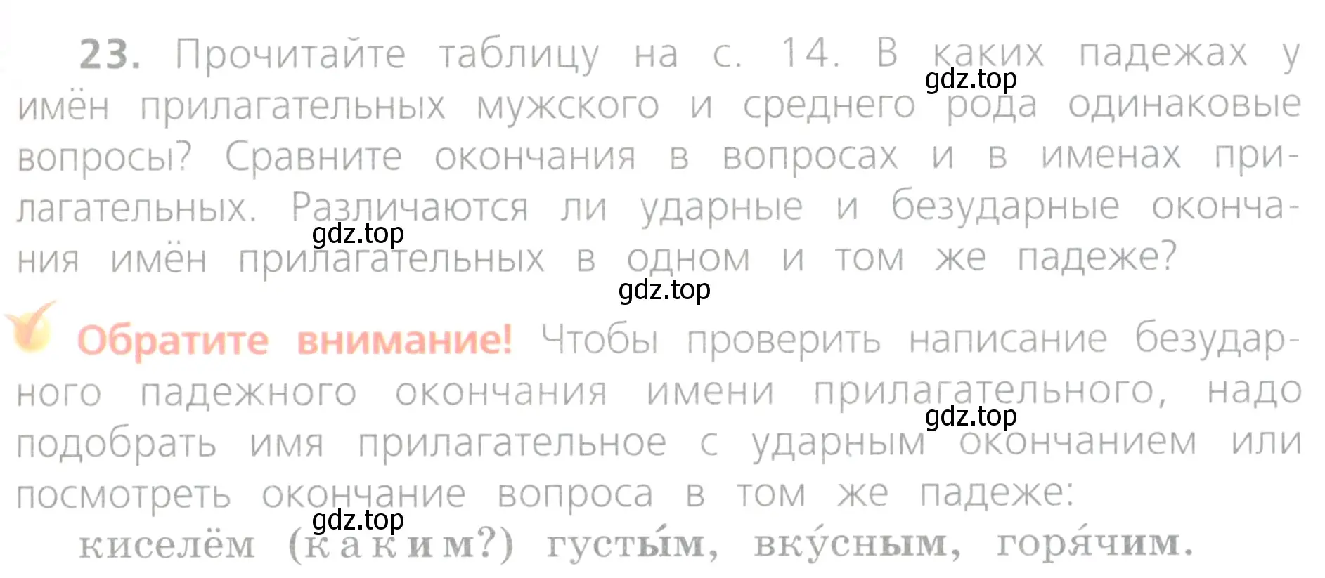 Условие номер 23 (страница 15) гдз по русскому языку 4 класс Канакина, Горецкий, учебник 2 часть