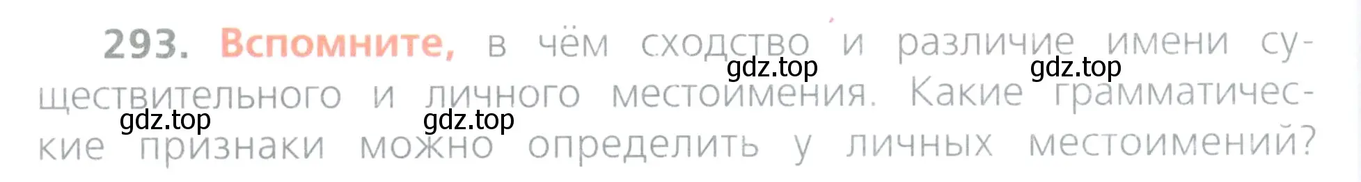 Условие номер 293 (страница 134) гдз по русскому языку 4 класс Канакина, Горецкий, учебник 2 часть