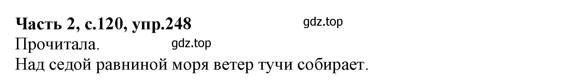 Решение номер 248 (страница 120) гдз по русскому языку 4 класс Канакина, Горецкий, учебник 2 часть