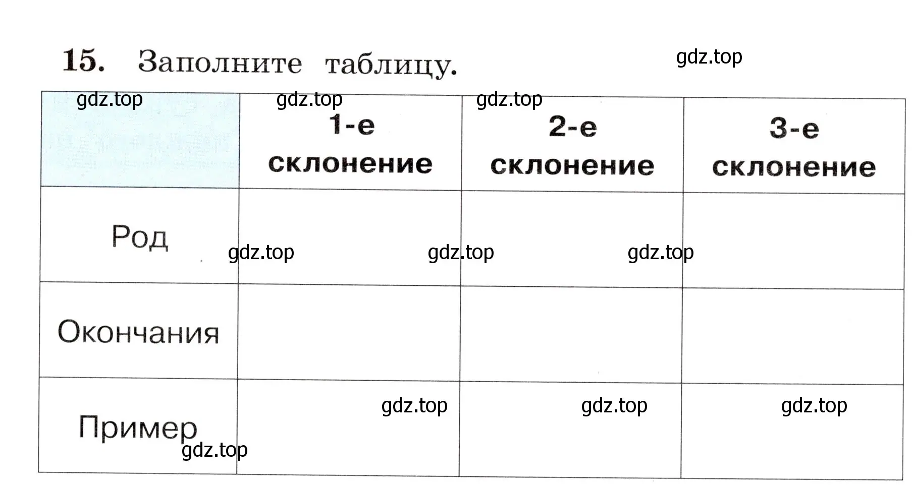 Условие номер 15 (страница 13) гдз по русскому языку 4 класс Климанова, Бабушкина, рабочая тетрадь 2 часть