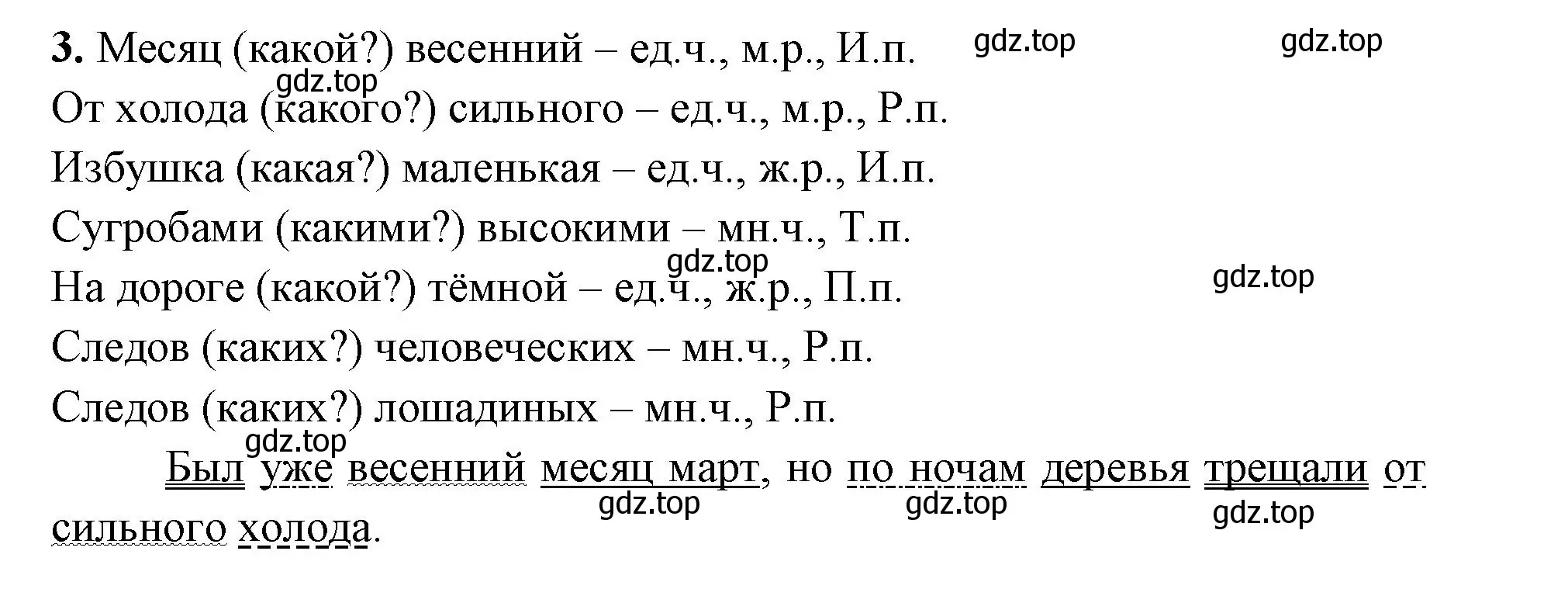 Решение номер 3 (страница 66) гдз по русскому языку 4 класс Климанова, Бабушкина, учебник 2 часть