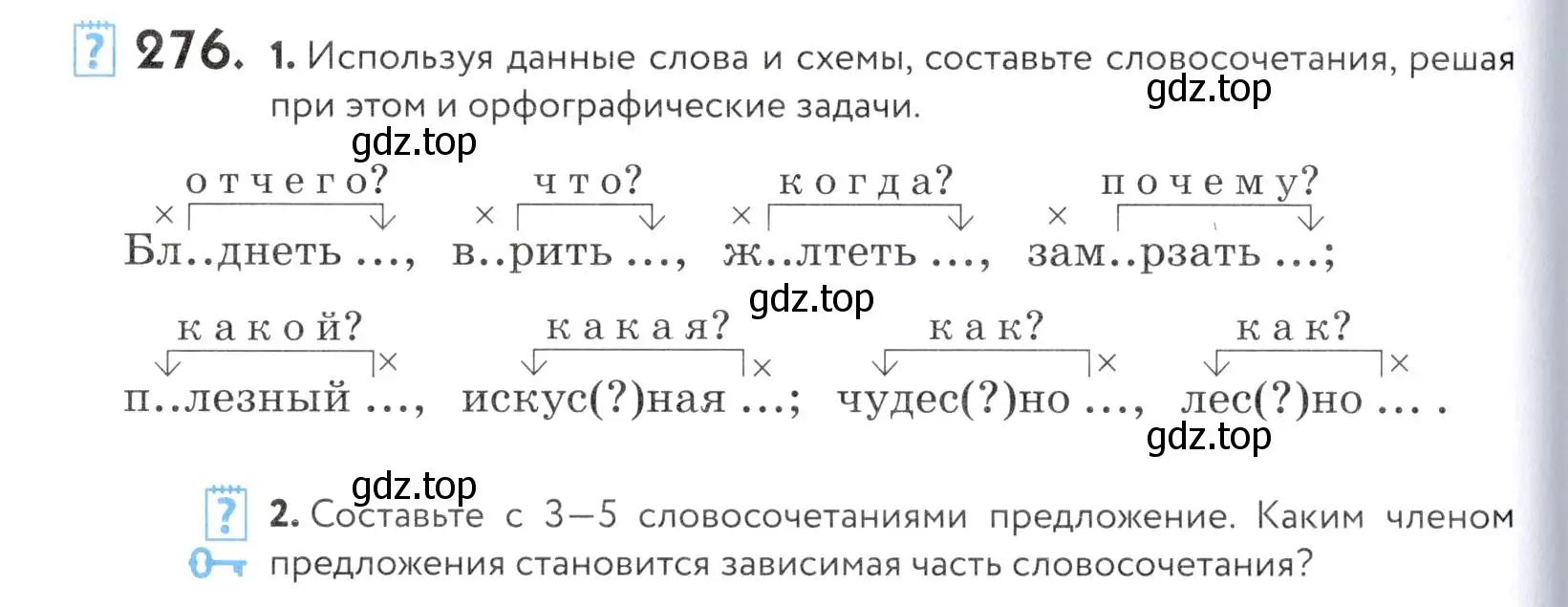 Условие номер 276 (страница 92) гдз по русскому языку 5 класс Купалова, Еремеева, учебник