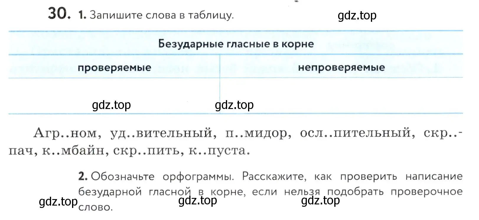 Условие номер 30 (страница 18) гдз по русскому языку 5 класс Купалова, Еремеева, учебник