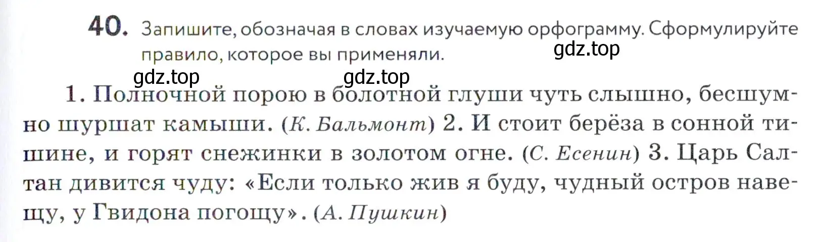 Условие номер 40 (страница 21) гдз по русскому языку 5 класс Купалова, Еремеева, учебник