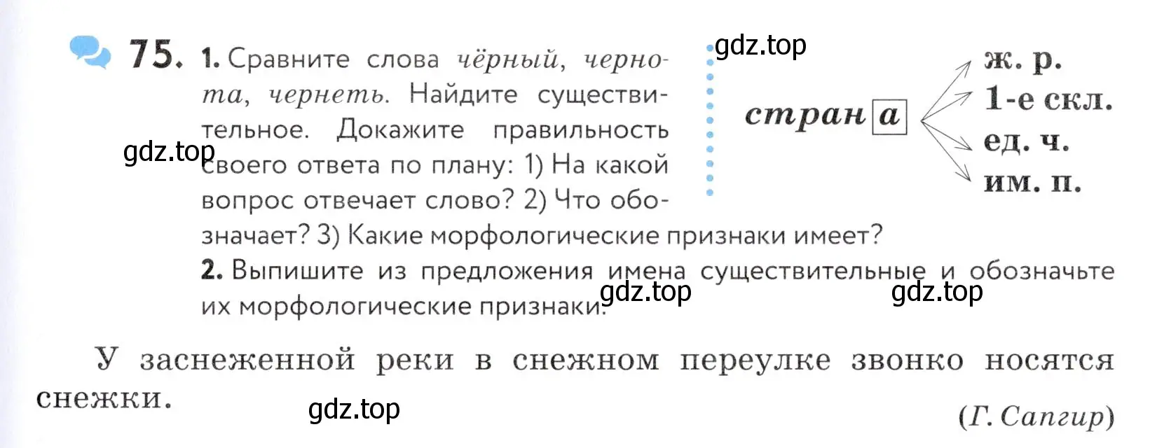 Условие номер 75 (страница 33) гдз по русскому языку 5 класс Купалова, Еремеева, учебник