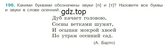 Условие Номер 196 (страница 106) гдз по русскому языку 5 класс Ладыженская, Баранов, учебник 1 часть