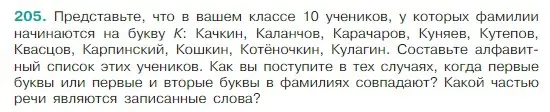 Условие Номер 205 (страница 109) гдз по русскому языку 5 класс Ладыженская, Баранов, учебник 1 часть