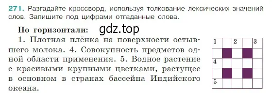 Условие Номер 271 (страница 138) гдз по русскому языку 5 класс Ладыженская, Баранов, учебник 1 часть