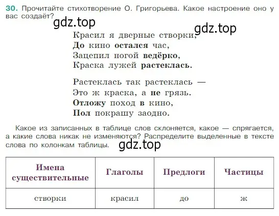 Условие Номер 30 (страница 15) гдз по русскому языку 5 класс Ладыженская, Баранов, учебник 1 часть