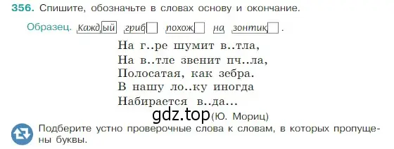 Условие Номер 356 (страница 174) гдз по русскому языку 5 класс Ладыженская, Баранов, учебник 1 часть