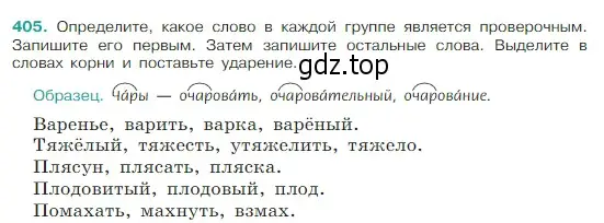 Условие Номер 405 (страница 191) гдз по русскому языку 5 класс Ладыженская, Баранов, учебник 1 часть