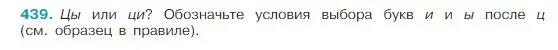 Условие Номер 439 (страница 206) гдз по русскому языку 5 класс Ладыженская, Баранов, учебник 1 часть