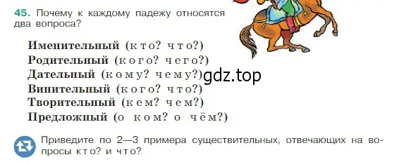 Условие Номер 45 (страница 21) гдз по русскому языку 5 класс Ладыженская, Баранов, учебник 1 часть