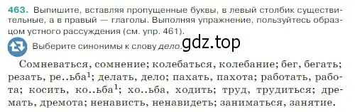 Условие Номер 463 (страница 10) гдз по русскому языку 5 класс Ладыженская, Баранов, учебник 2 часть