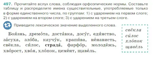 Условие Номер 497 (страница 24) гдз по русскому языку 5 класс Ладыженская, Баранов, учебник 2 часть