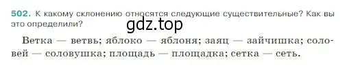 Условие Номер 502 (страница 25) гдз по русскому языку 5 класс Ладыженская, Баранов, учебник 2 часть