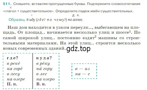 Условие Номер 511 (страница 28) гдз по русскому языку 5 класс Ладыженская, Баранов, учебник 2 часть