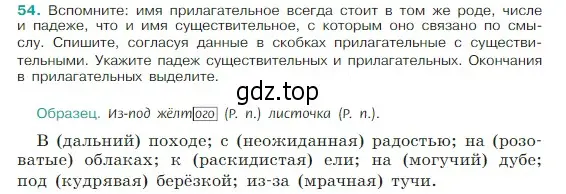 Условие Номер 54 (страница 24) гдз по русскому языку 5 класс Ладыженская, Баранов, учебник 1 часть