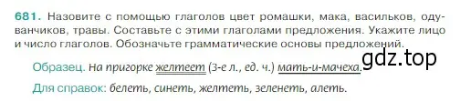 Условие Номер 681 (страница 100) гдз по русскому языку 5 класс Ладыженская, Баранов, учебник 2 часть