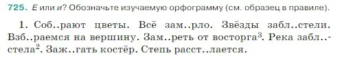 Условие Номер 725 (страница 118) гдз по русскому языку 5 класс Ладыженская, Баранов, учебник 2 часть