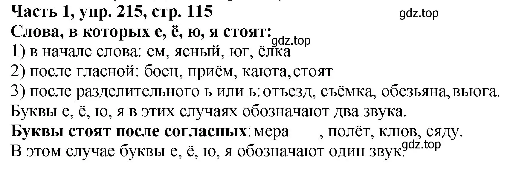 Решение Номер 215 (страница 115) гдз по русскому языку 5 класс Ладыженская, Баранов, учебник 1 часть