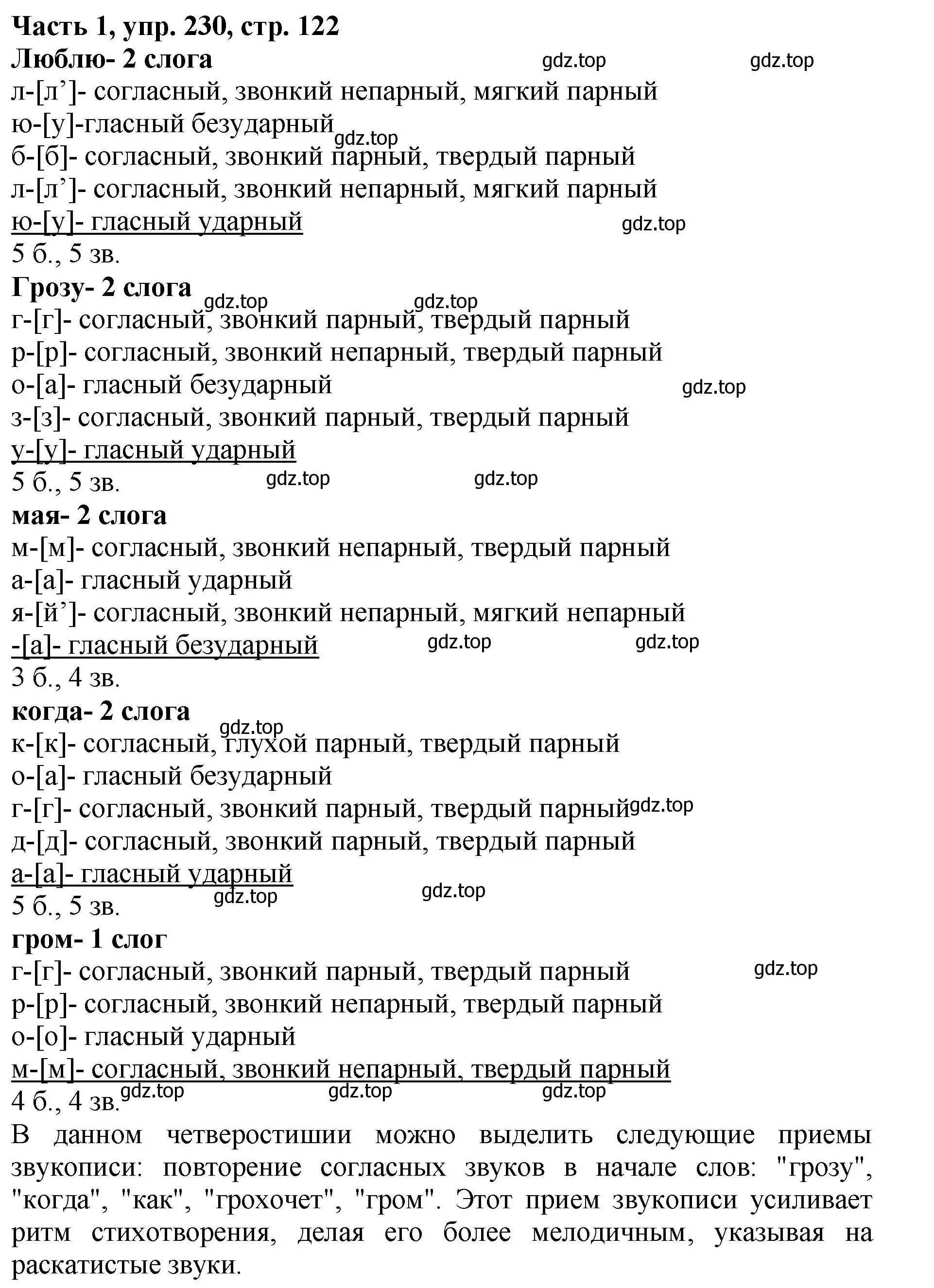 Решение Номер 230 (страница 122) гдз по русскому языку 5 класс Ладыженская, Баранов, учебник 1 часть