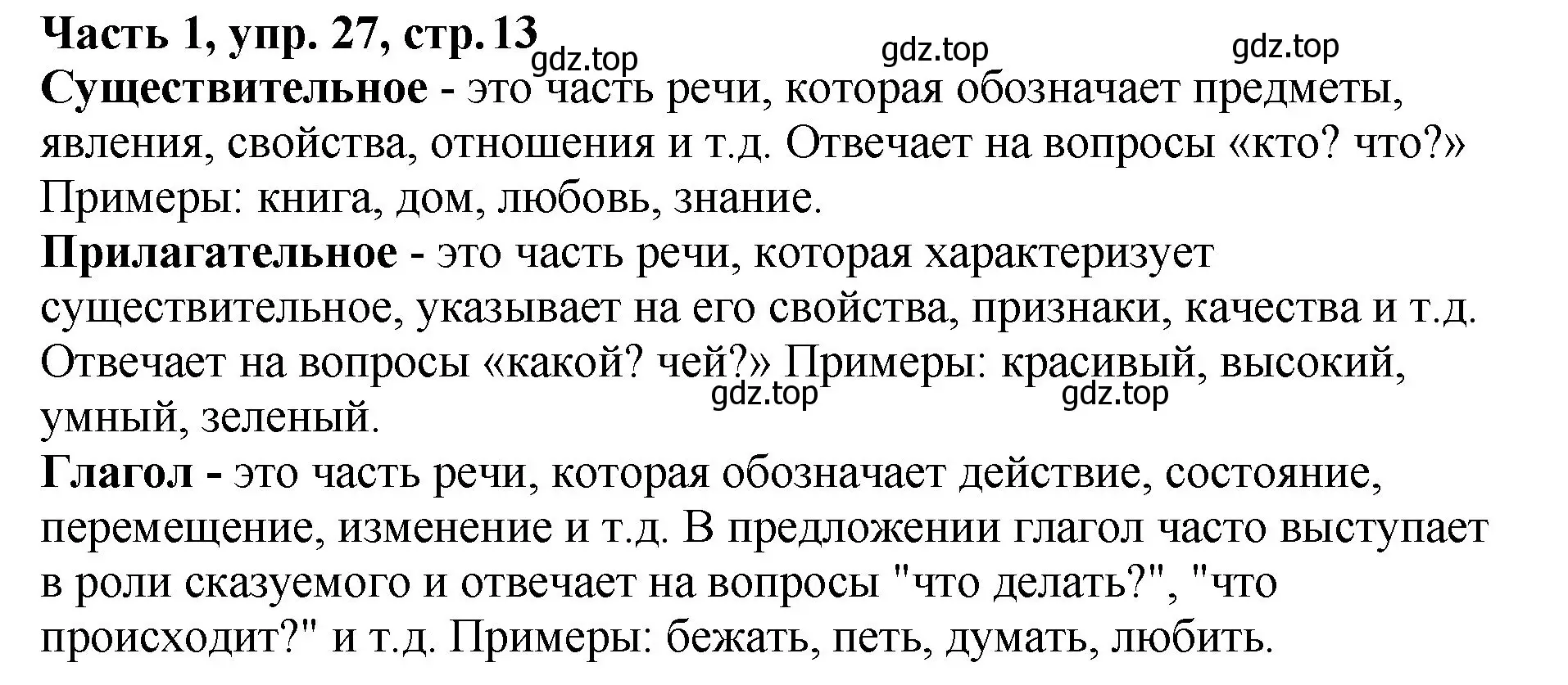 Решение Номер 27 (страница 13) гдз по русскому языку 5 класс Ладыженская, Баранов, учебник 1 часть